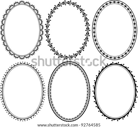 free border oval vector Oval Stock Vectors Free & Images Images, Frame Royalty