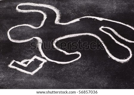 Chalk outline Stock Photos, Images, & Pictures | Shutterstock