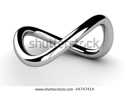 Silver Infinity Symbol Stock Illustration 94747414 - Shutterstock