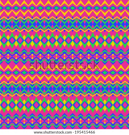 Ethnic Psychedelic Pattern Texture Stock Illustration 121637677 ...