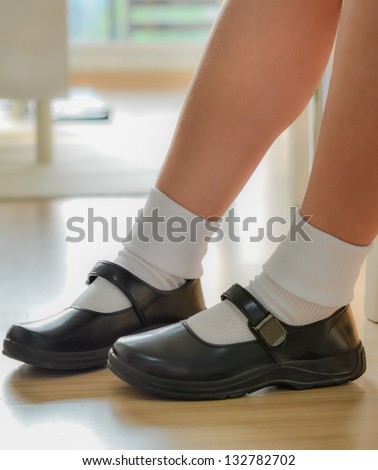 Black School Shoes Stock Photos, Images, & Pictures | Shutterstock