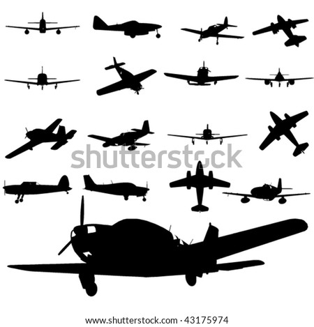 Old Plane Silhouette Stock Photos, Images, & Pictures | Shutterstock