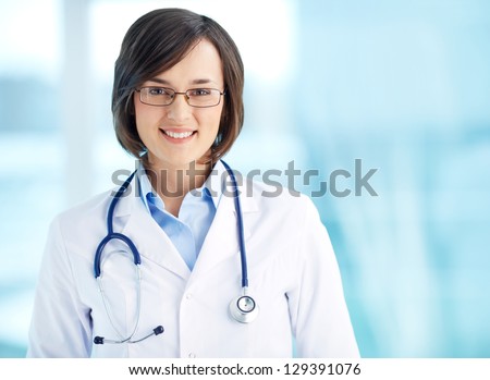 Image of an enthusiastic intern looking at camera