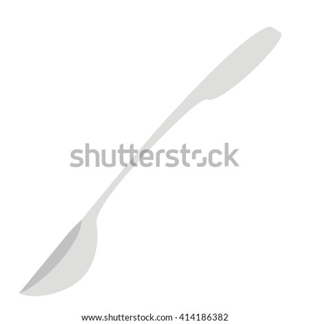 Spoon Realistic Vector Illustration Stock Vector 376623166 - Shutterstock
