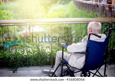 Image result for old people in chair with tablet