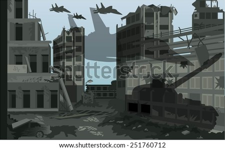 Destroyed City Stock Images, Royalty-Free Images & Vectors | Shutterstock