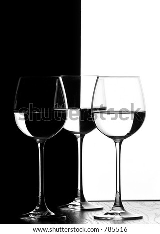 Two Wine Glasses Backlight On Black Stock Photo 785532 - Shutterstock