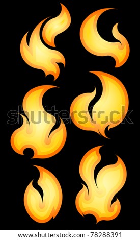 Grill Fire Stock Vectors, Images & Vector Art | Shutterstock