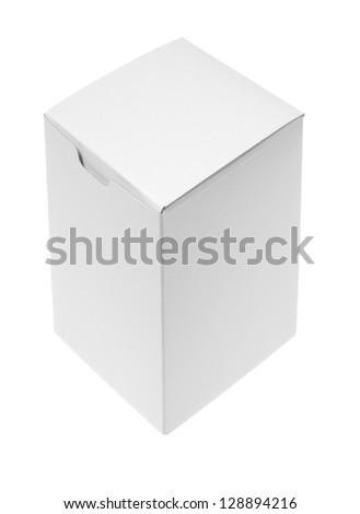 White Box Over White Background Stock Photo 89313718 - Shutterstock