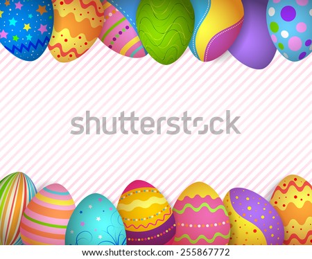 easter eggs no background