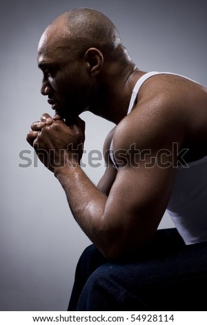 Photo Young Man Being Held Hostage Stock Photo 87321919 