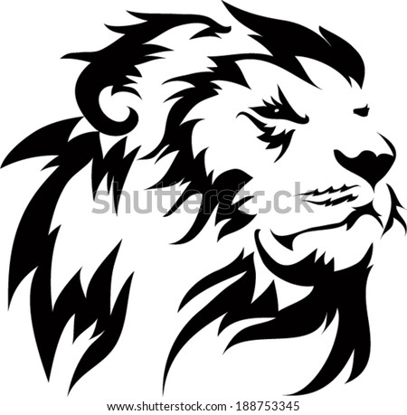 Lion Tattoos Designs Stock Vector 188753345 - Shutterstock