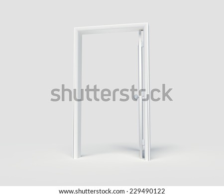 Open White Door Open White Door