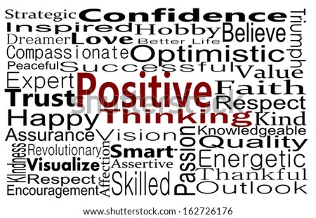 Positive words Photos et images de stock | Shutterstock