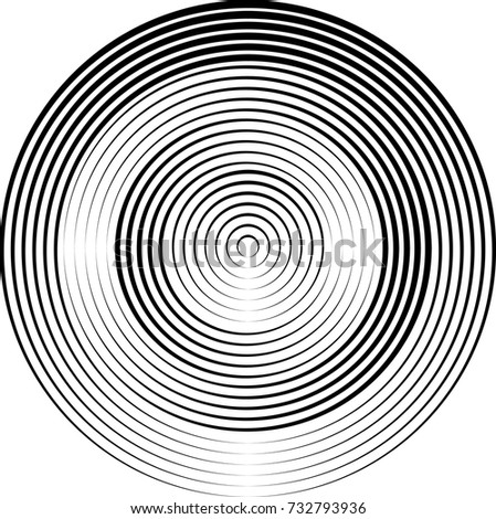 vector in form circle Known 98721719 Vector Stock Art Op Art Style Optical