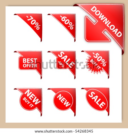 Set Corners Stock Vector 54268345 - Shutterstock