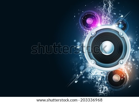party background for flyers