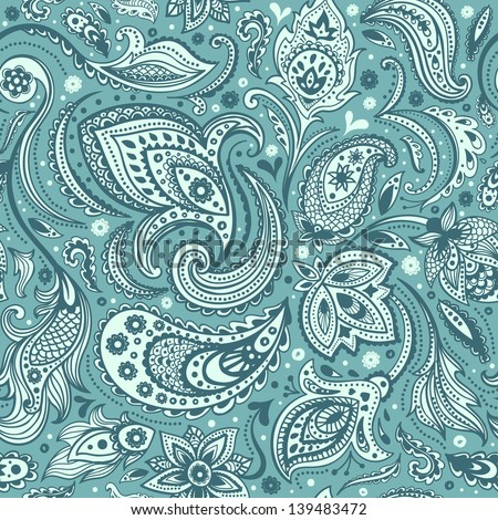 Paisley Seamless Stock Photos, Images, & Pictures | Shutterstock