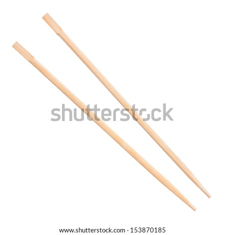 Chopsticks On White Background Stock Photo 153870185 - Shutterstock