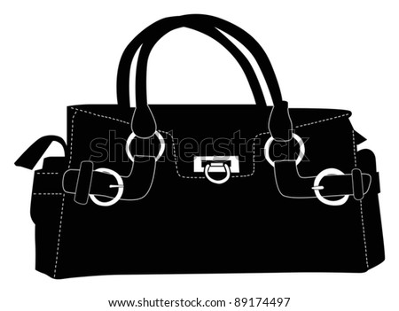 Handbag Silhouette Stock Images, Royalty-Free Images & Vectors ...