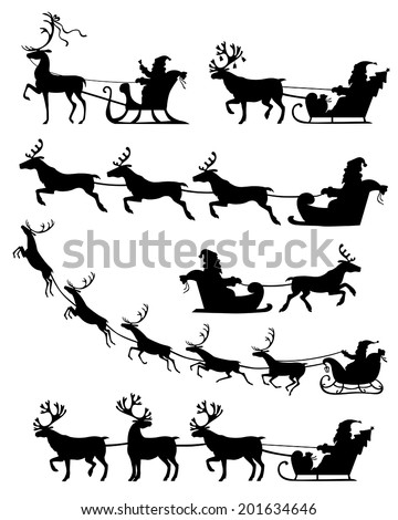 Santa Sleigh Stock Photos, Images, & Pictures | Shutterstock