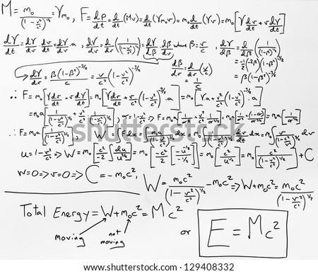 e mc2 equation
