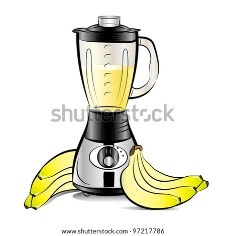 Banana Smoothie Stock Vectors & Vector Clip Art | Shutterstock