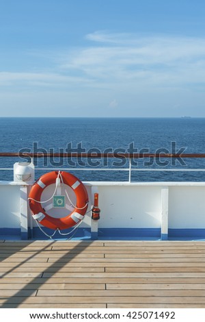 Wooden Wharfbuoy Blue Sea Stock Photo 126932117 - Shutterstock