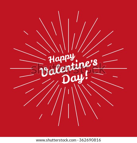 Vector happy valentines day love heart greating card ivitation background template