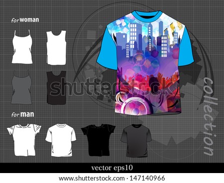 Corporate Identity Business Set Tshirt Cap Stock Vector 113737348 Shutterstock Concert T Shirt Template