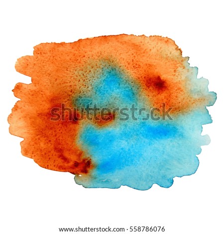 Abstract Round Watercolor Circle Cute Template Stock Vector ...