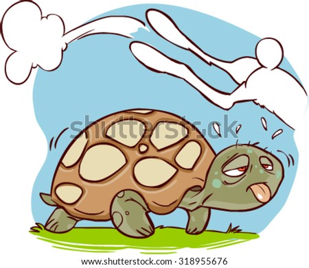 Fast hare and slow tortoise. Tortoise Speed. Slow Turtle сидр. Fast Slow Rabbit Turtle. Fast and Slow illustration.