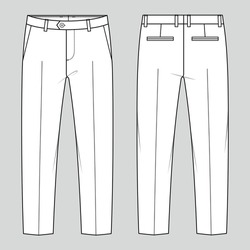 mens trousers technical drawing menstrouserstechnicaldrawing  Technical  drawing Jeans drawing Fashion illustrations techniques