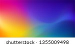 abstract rainbow background.... | Shutterstock .eps vector #1355009498