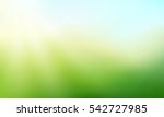 abstract green blurred gradient ... | Shutterstock .eps vector #542727985