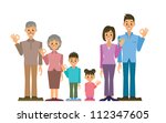 family | Shutterstock .eps vector #112347605