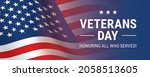 veterans day horizontal banner... | Shutterstock .eps vector #2058513605