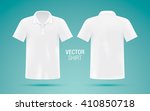 Men's White Vector Polo Shirt...
