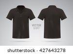 Men's Black Vector Polo Shirt...