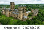 An aerial view of the durham...