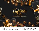 merry christmas and happy new... | Shutterstock .eps vector #1549310192