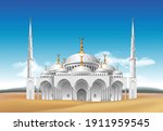 muslim feast of the holy month... | Shutterstock .eps vector #1911959545