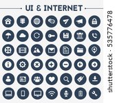 big ui and internet icon set | Shutterstock .eps vector #535776478