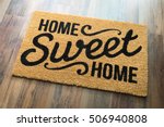 Home Sweet Home Welcome Mat On...