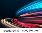 vector image of colorful light... | Shutterstock .eps vector #1097591795
