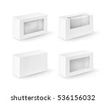vector set of white blank... | Shutterstock .eps vector #536156032