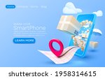 mobile delivery service ... | Shutterstock .eps vector #1958314615
