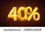 40 percent off. discount... | Shutterstock .eps vector #1988316968