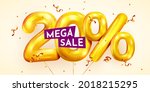 20 percent off. discount... | Shutterstock .eps vector #2018215295