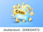 cash back service  financial... | Shutterstock .eps vector #2048334572